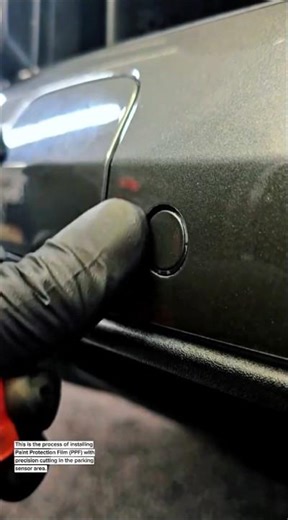 Professional PPF Precision Cut Around Parking Sensors | No Blade, No Paint Damage