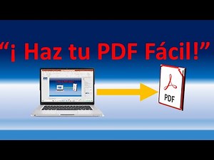 "Como hacer un PDF fácil y rápido desde Word, Imágenes y PowerPoint.