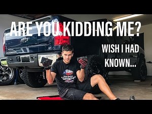 Silverado Lift Kit - Rough Country 3.5" - Something You Need To Know