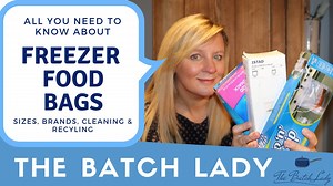 7.5K views · 46 reactions | Ok freezer bags, What ones I recommend and why, what sizes to use for what purpose, How to clean them for re use, and how to recycle them. Hope it helps The Batch Lady .... Happy Batching xxx | The Batch Lady | Facebook