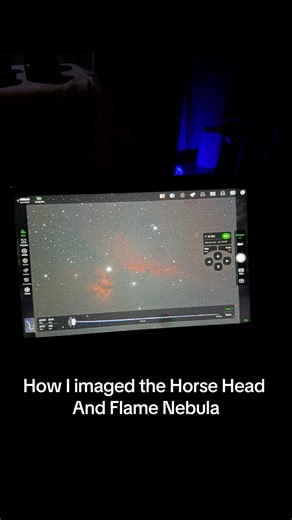 How I imaged the Horse Head & Flame Nebula from my backyard! #astrophotography #stargazing #nebula