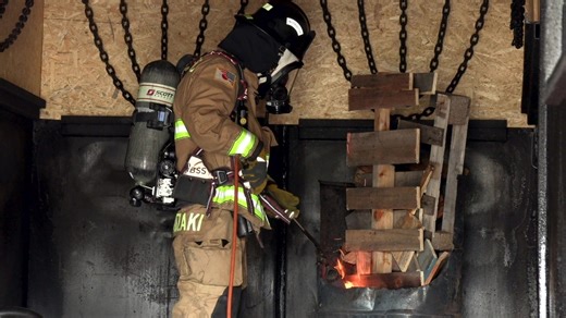 MCIPAC Fire Department conducts live fire flashover training
