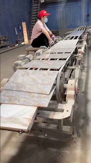 Automatic Ceramic Tile Production Line | High-Speed Floor Tile Manufacturing & Polishing Process