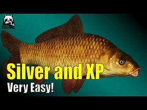 Russian Fishing 4 - Copper Lake - Very Easy! Silver and XP with F1 Carp #rf4