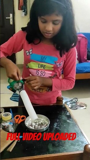 Science school project| Working model of Vacuum cleaner with suction and blower| Science experiment