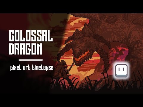 Colossal Dragon - Pixel Art Timelapse
