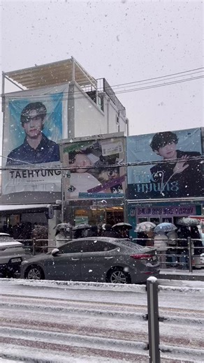 Winter Wonderland in Seoul with BTS V | Snowy Vday☃️