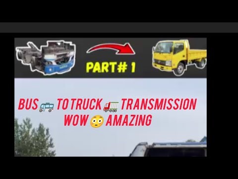 Unbelievable ! Bus to Truck 🚛 Transmission – Amazing Conversion Process 🔧🔥 PART # 1