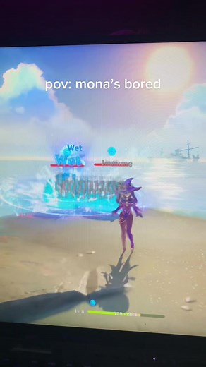 Mona x Slime Animation - Genshin Impact