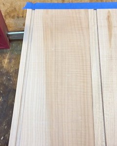 Shellac going on pacific maple drawer parts. | Boundary Fog Furniture