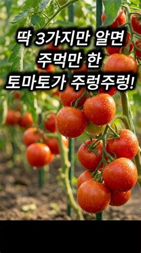 토마토재배시 필수 시청!! 모르면 무조건 손해!! #토마토키우기 #텃밭가꾸기 #주말농장 #초보 #tomato #일상 #shorts