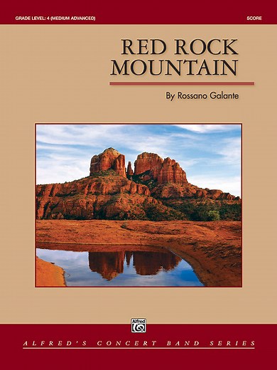 Red Rock Mountain: Concert Band Conductor Score | Rossano Galante | Sheet Music
