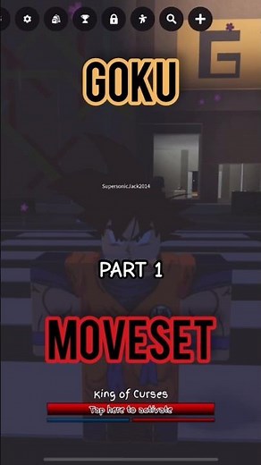 [SKILL BUILDER] Goku Moveset In JJS#roblox #jujutsushenanigans