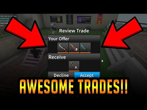 HOW TO GET AMAZING TRADES!!! (ROBLOX ASSASSIN)