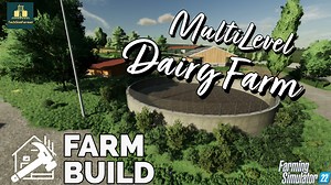 Multi-Level Dairy Farm Save Game FS22 by techsimfarmer