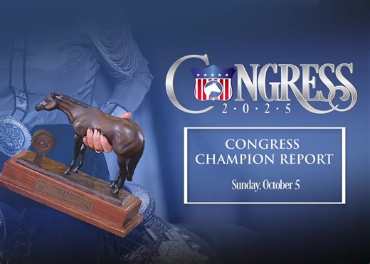 2025 Congress Champions Announced: Reining Results