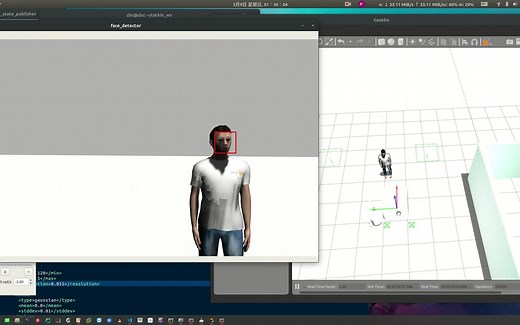 ros gazebo OpenCV移动机器人之人脸识别、跟踪与避障