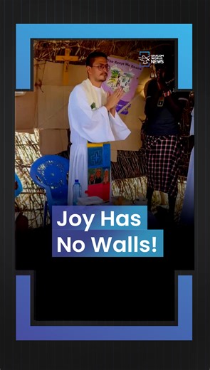 Shalom World News on Instagram: "In a remote village of the Turkana people in northern Kenya, faith takes shape not in stone or marble, but in woven branches, open skies, and joyful hearts. The Chapel of St. Thérèse of the Child Jesus is a humble structure, built from palm fronds and local wood, yet for the faithful who gather there, it is a sacred place where heaven is felt so close. When Padre Jonathan, a Colombian Consolata missionary priest, arrives to celebrate the Eucharist, the village co