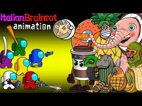 AMONG US VS BRAINROT LORE ANIMATION