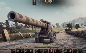 坦克世界：当你给MS1装上240，比MS10更强。