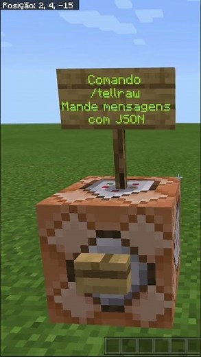 Como selecionar o jogador no comando tellraw (Dicas para mapas) [Minecraft BE/PE]
