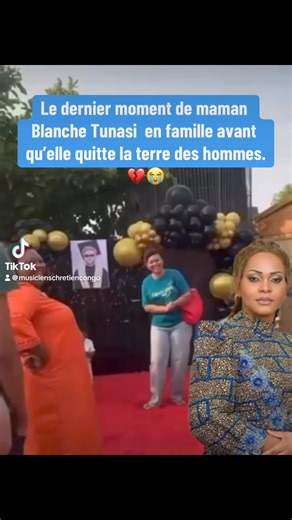 296K views · 3.7K reactions | Le dernier moment de maman Blanche Tunasi en famille avant qu’elle quitte la terre des hommes.  | Musiciens Chretien Congolais | Facebook