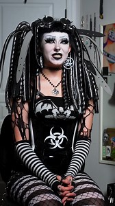 People have chased me because of my cyber goth aesthetic 😔 #reels #cybergoth #fblifestyle #gothstyle #alternativegirl | Hooked On The Look