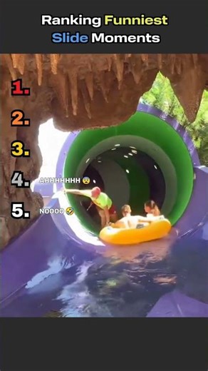 Funniest Slide Moments Wait till the end 🤣