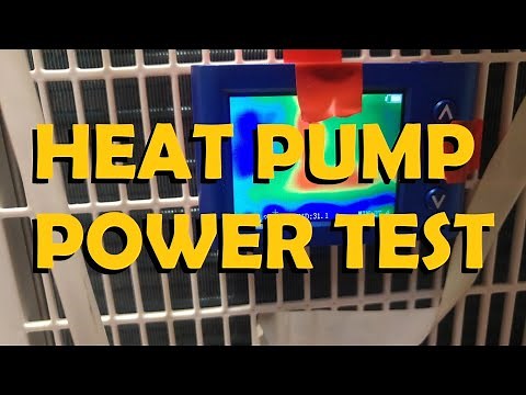 measuring heat pump power and efficiency