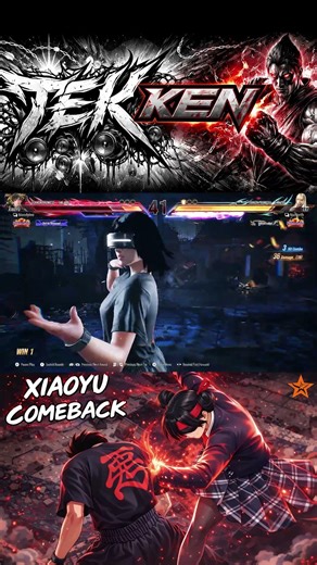 Tekken 8 Ling Xiaoyu INSANE comeback #lingxiaoyu #tekken8 #tekkenranked #gaming #gameplay