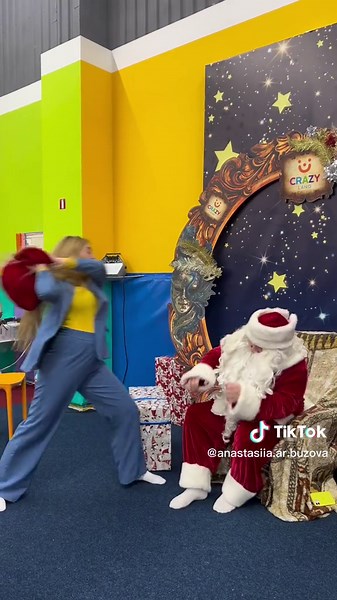 Festive Santa Claus Playtime: Fun Holiday Interactions