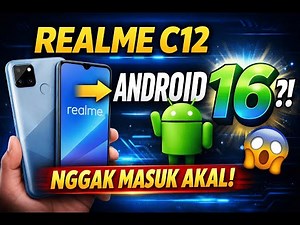 Unbelievable! Realme C12 Can Run Android 16 | GSI Voltage Custom ROM (C12/C11/C15)