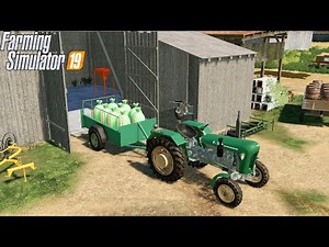 FS 19 | OLD FARM | Timelapse #12 | Plowing. Bagging and selling grain