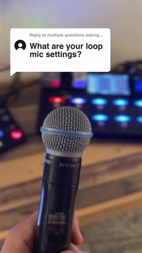 Microphone settings for my “looper mic” #microphone #settings #livelooping #beatbox #tutorial