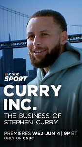 7.3K views · 13 reactions | Step inside the business empire of Stephen Curry. CNBC Sport presents Curry Inc: The Business of Stephen Curry. Premieres Wednesday, June 4 at 9p ET on CNBC and streaming on CNBC+. | CNBC Ambition | Facebook