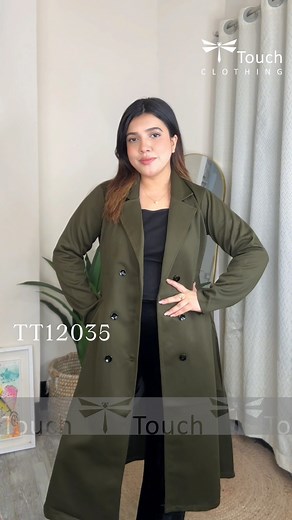 Classic Double Long Coat #style #overcoat #winter #outfitofthedayideas #ttouchclothing | TTouch Clothing