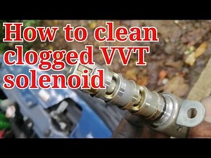 Where is the VVT solenoid located and how to clean the VVT solenoid (Suzuki Baleno)