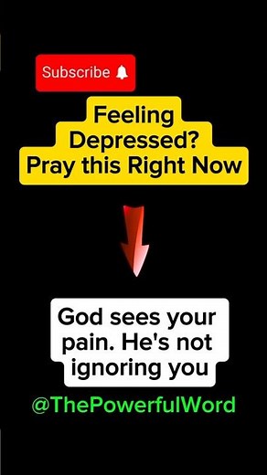 Powerful Prayer for Anyone Battling Depression