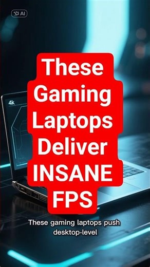 These Gaming Laptops Deliver INSANE FPS 🔥 #shorts