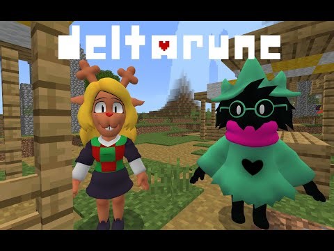 Real Deltarune 4d skin addon in Minecraft Bedrock / MCPE