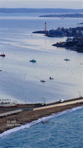 Semper Drone on Instagram: "🐺💦Meet the Marblehead Wolfpack — Marblehead's own Cold Water Community! You can count on these fun-loving folks to show up at Devereux Beach every Wednesday & Friday at 8AM, no matter the weather! Rain, snow, sleet, or shine - they'll be there! • • • #coldwatertherapy #ColdPlungeCrew #MarbleheadMA #saltwatertherapy #coastalliving"