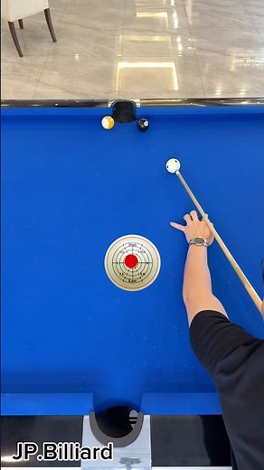 Using side spin to control the cue ball like a pro #billiard #billiards #jpbilliard