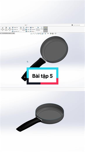 Bài tập 5: Hành trình trở thành kỹ sư lương 5 triệu #solidworks #learnontiktok #autocad