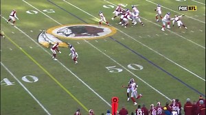 Golden Tate finds a crease in the Redskins' D for 31-yard catch