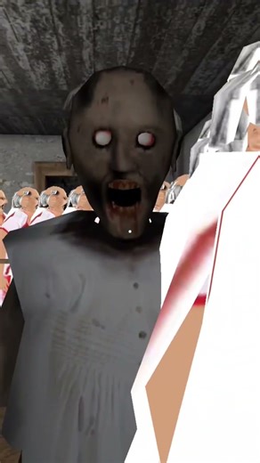 Granny Copy Appeared Behind Me! 😱👵" #shorts #granny