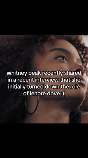 Whitney Peak on Turning Down the Role of Lenore Dove in Hunger Games