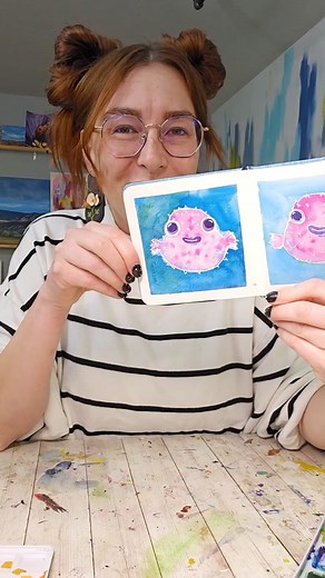 Painting Cute Animals with Watercolors Tutorial