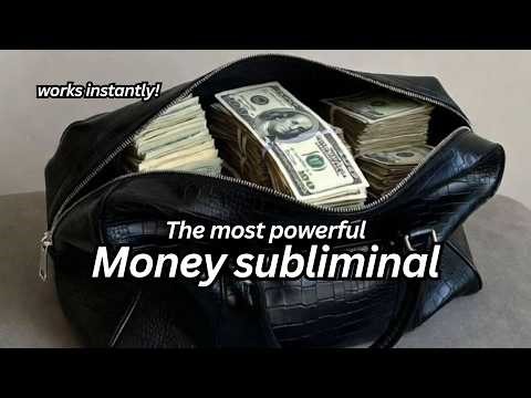 money subliminal - the audio that will make you rich // manifest money overnight (works instantly!)