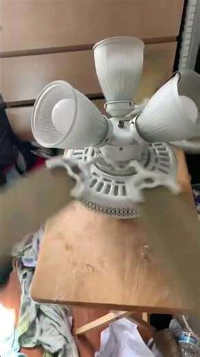 Scraping ceiling fan