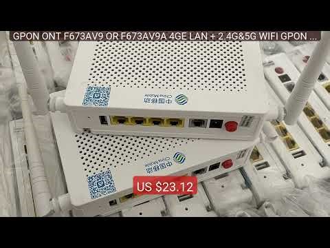 GPON ONT F673AV9 OR F673AV9A 4GE LAN + 2.4G&5G WIFI GPON ONU W... — Hot Deal 2026 | Limited Offer!